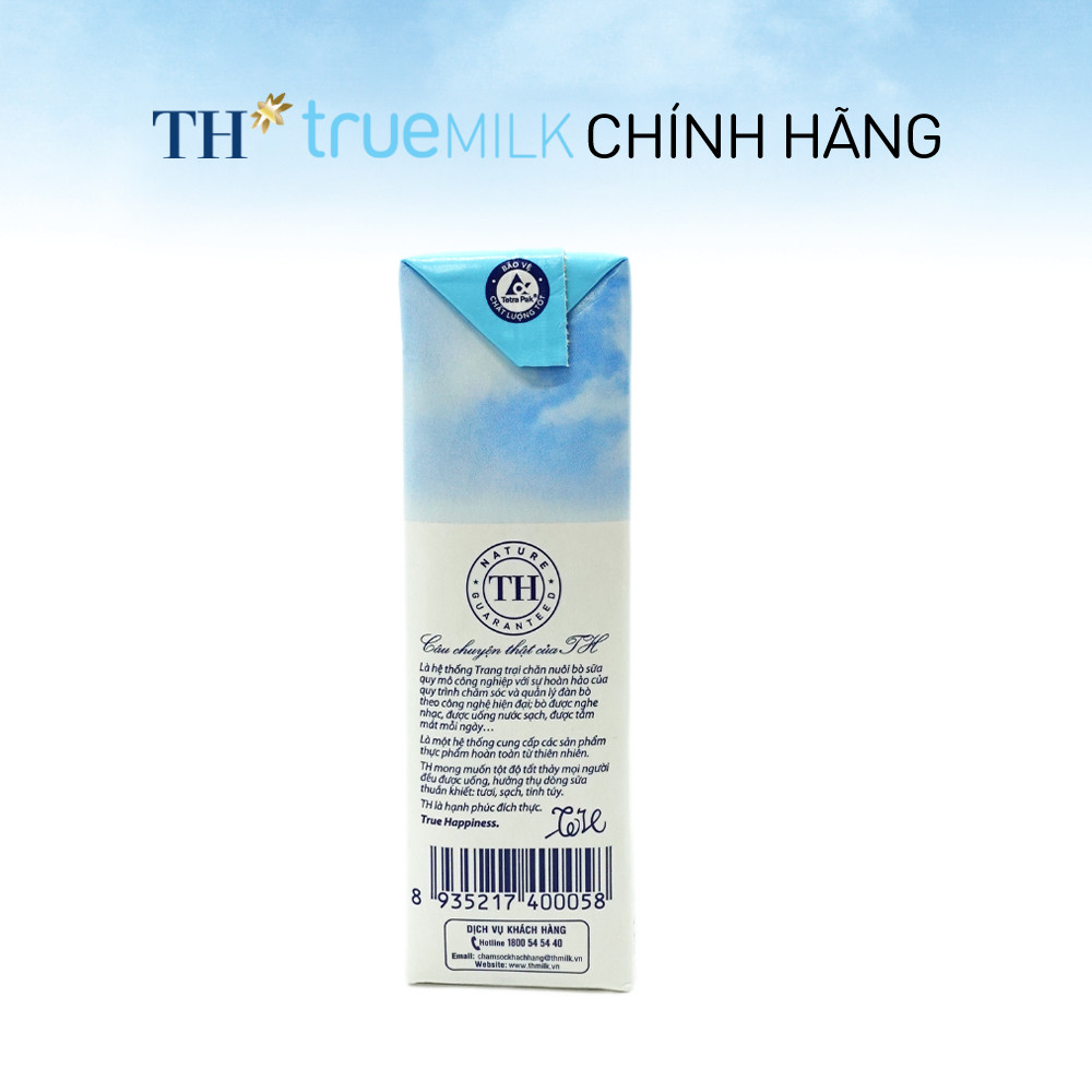 [LIVE STREAM] Thùng 48 hộp sữa tươi tiệt trùng TH true MILK nguyên chất 180 ml (180 ml x 48)
