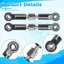 6 Cái Có Thể Điều Chỉnh Kim Loại Liên Kết Kéo Thanh Trước / Sau Servo Liên Kết Cho A949 A959 A969 A979 K929 RC Xe Nâng Cấp Dự Phòng
