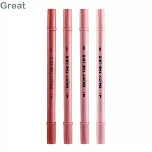 GREAT 4 Màu / bộ Bút Huỳnh Quang, Bảo Vệ Mắt Graffiti Dụng Cụ Highlighter Set, Sáng Tạo Hai Đầu Văn Phòng Phẩm Đánh Dấu Điểm Chìa Khóa Bút Nhật Ký Văn Phòng Trường Học