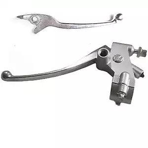 Thích hợp cho xe máy Xinyuan XY400 retro-bạc chai phanh tay cầm ly hợp tay cầm-phanh bàn đạp sừng