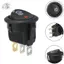 Tự Động Bật Tắt Rocker Công Tắc Tròn 12V Đèn Led Sương Mù Màu Đỏ Biểu Tượng Xe Van Bộ Xe Tải