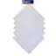 MAKY 6 / 12 Chiếc Trắng Mềm Cotton Khăn Tay Khăn Tay Quý Ông Khăn Tay DIY Màu Trơn Khăn Tay VN