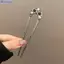 Bluelover Retro Phong Cách Trung Hoa Kẹp Tóc Hoa Mực Màu Hoa sel Tóc Sti Dành Cho Nữ Thanh Lịch Đuôi Ngựa Giá Đỡ Trang Sức Phụ Kiện Tóc Mới
