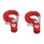 PYCOU 2 Móc Kéo Tời, Móc kéo RC hạng nặng bằng kim loại, Móc dây kéo Mini phù hợp đa năng bền bỉ cho SCX10 / D90 / D110 / TF2 / TRX4 1 / 10 RC Xe tải bánh xích cho các mẫu đường