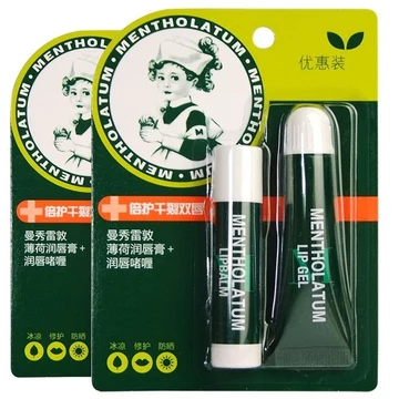 Mentholatum Bạc Hà Son Dưỡng Ẩm Môi Gel Dưỡng Ẩm Dưỡng Ẩm Nam Nữ Khô Nứt Không Màu Đế Học Sinh