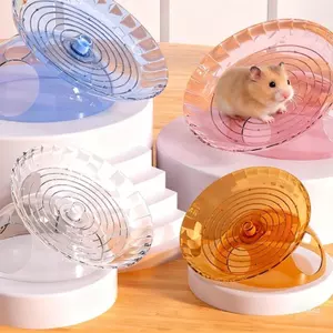 Top Hamster Trong Suốt Chạy Bánh Xe Đồ Chơi Cho Hamster Yên Tĩnh Chạy Bộ Đồ Chơi Tập Thể Dục Dễ Dàng Làm Sạch Phụ Kiện Thú Cưng