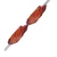 Treeling 20 xiên nướng bằng thép không gỉ Thiết kế xoắn chịu nhiệt để nướng chuyên nghiệp và tập hợp gia đình