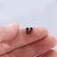 Vít máy tính xách tay DELMER, Vít tự khai thác Micro Cross Phillips màu đen, Thép Carbon bền có hộp M1 M1.2 M1.4 M1.7 Vít gỗ chế biến gỗ