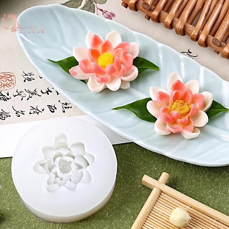Khuôn silicon hoa hồng hoa nhài KOPA 3D dùng làm bánh, sô cô la, xà phòng & kẹo mềm DIY VN