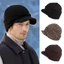 Mũ mùa đông MERIGGIARE, Mũ dệt kim ấm áp 2 TRONG 1, Mũ beanie mềm mại thời trang chống gió thông thường dành cho nam