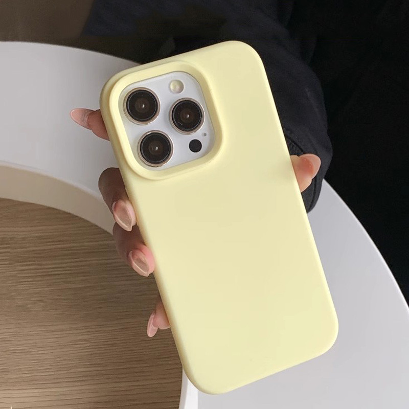 Ốp Lưng iPhone TPU Lót Nhung Màu Pastel Chống Bẩn, Chống Sốc, Bảo Vệ Camera - iP7/8/X/XS/XR/11/12/13/14/15/16/17/Pro/Max