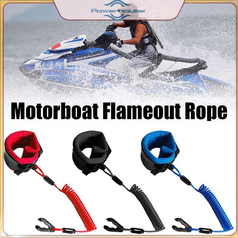POWER Motorboat Flameout Rope Thuyền Dây An Toàn Dây Thuyền Phía Ngoài Động Cơ Động Cơ Dây Giết Dừng Cho Hầu Hết Động Cơ Ban.