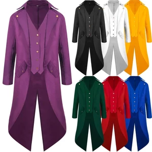 Halloween: Áo Vest Tuxedo Thời Trung Cổ cho Nam, Phong Cách Punk và Ma Cà Rồng