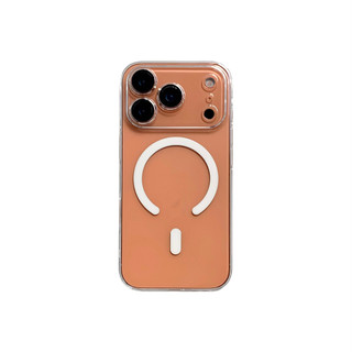 [JLK] Ốp từ tính siêu mỏng bằng nhựa cứng trong suốt sang trọng cho iPhone 17 Air 16E 16 15 14 Plus 13 Pro Max Vỏ bảo vệ Camera