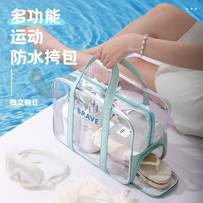 Túi Bơi Khô Ướt Tách Biệt Chống Thấm Nước, Bảo Quản Đồ Bơi và Giày Cho Biển và Gym
