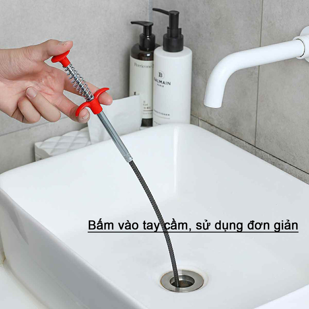 MB67 Gây que nhấn gắp rác thông tắc đường ống đa năng tiện ích dài (60-300GM) MALAN