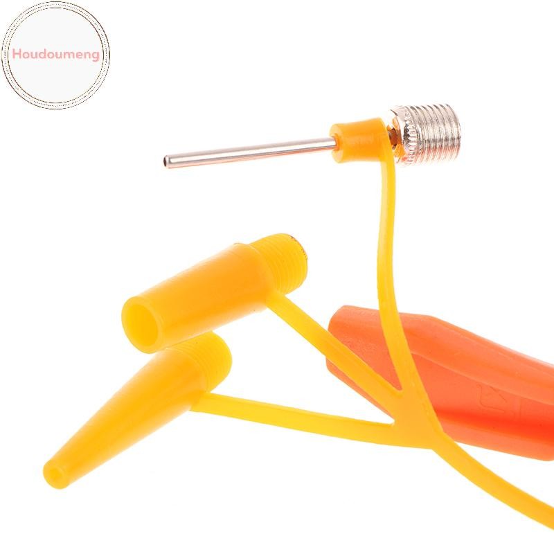 Hodou 1 Máy Bơm Vòi Phun Adapter TPU Cho Máy Bơm Bơm Bơm Hơi Xe Đạp Bóng Ống Adapter Kép Bơm Phụ Kiện VN