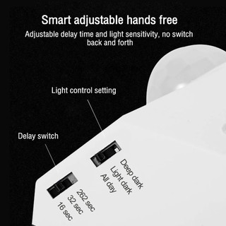 AC85-265V LED Tự Động Cơ Thể Người Hồng Ngoại Cảm Biến IR Đèn Giá Đỡ Bóng Đèn LED Đèn E27 Đế Treo Đèn Tường