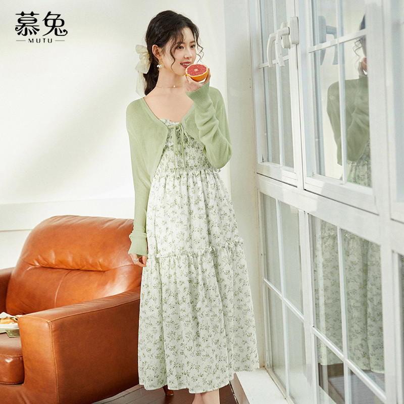 Mutu Pháp Áo Sơ Mi Ngắn Nữ, Cardigan Dệt Kim Phong Cách Mới, Phù Hợp Mọi Dịp