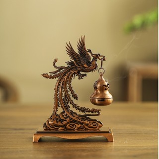 Lư Hương Xông Trầm, Đốt Nhang Trầm Bằng Hợp Kim Đồng (Dạng Giá Treo Cỡ Bé)