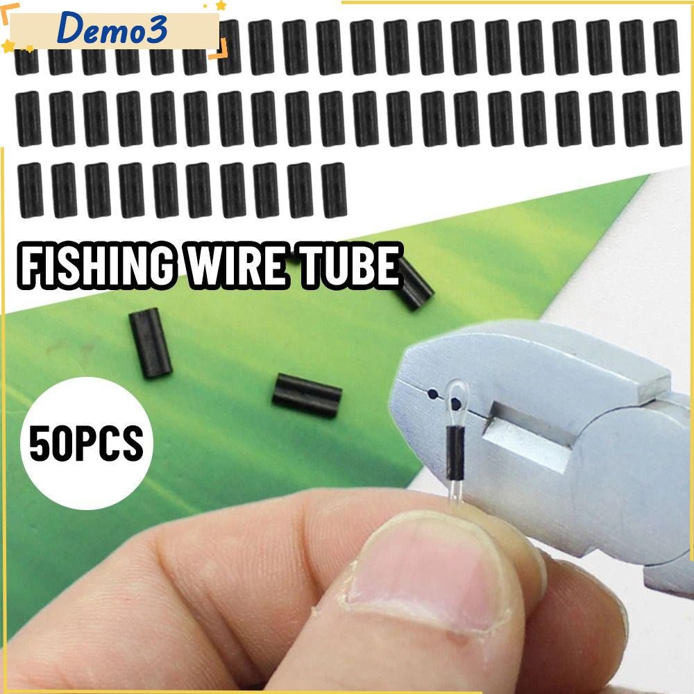 Ống Dây Câu Cá Carbon Bền Hình Bầu Dục, kèm Ống Nhôm - Set 50 Chiếc