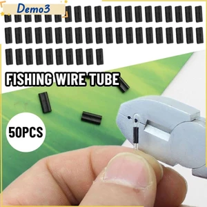 Ống Dây Câu Cá Carbon Bền Hình Bầu Dục, kèm Ống Nhôm - Set 50 Chiếc