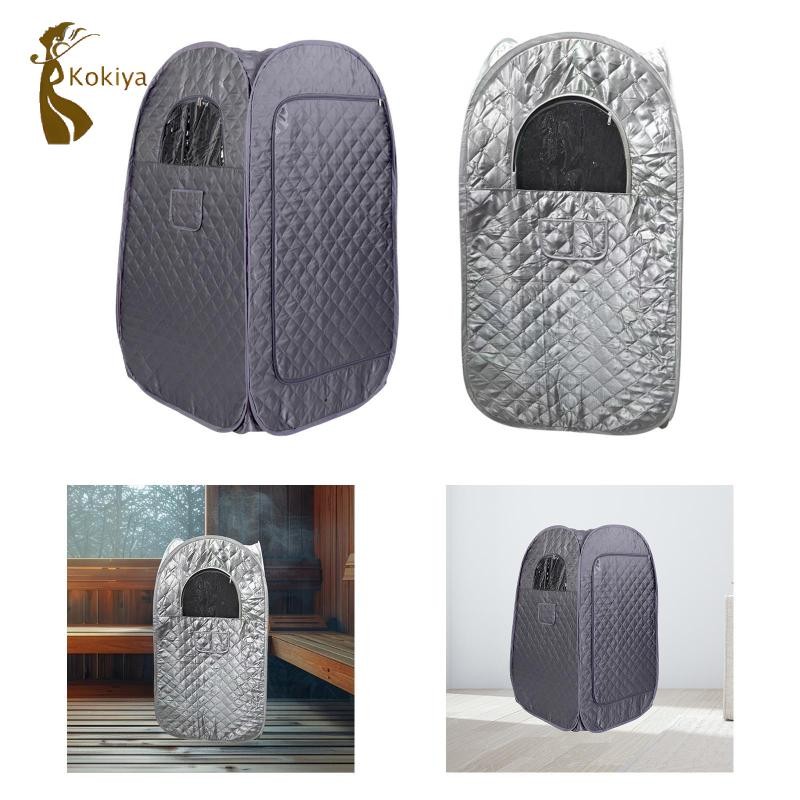 Lều xông hơi gấp di động chống nước, hai mặt, dây kéo, 57x31x31inch, dùng cho 1 người toàn thân SPA