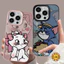 ốp ip Cho IPhone 17 12 11 13 15 14 16 Pro Max XR X XS 8Plus 7Plus Max 15 7 8 Plus SE Phong cách cặp đôi Bảo vệ khi rơi