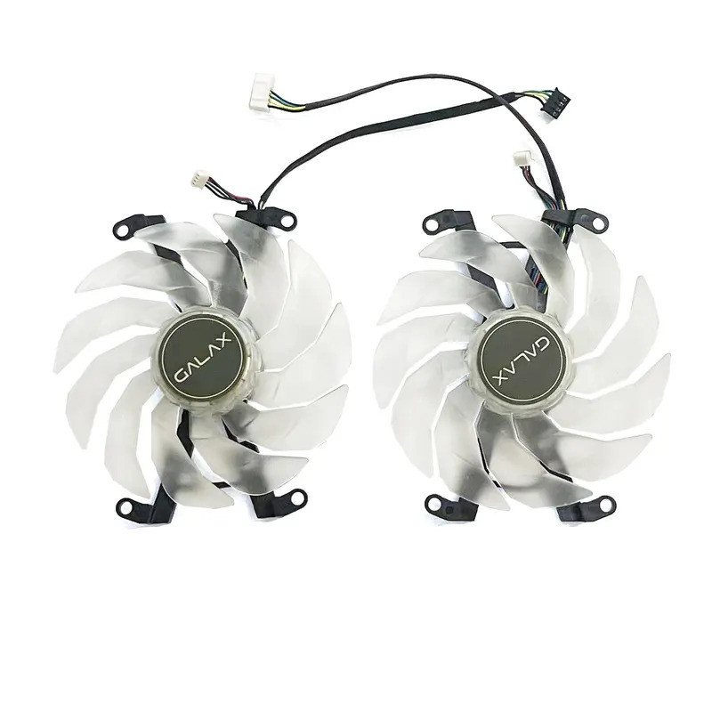 Quạt thay thế DIY mới LED trắng GFY10015H12SPA 102MM cho GALAX GeForce RTX3060ti 3070 3070ti EX card đồ họa màu đen
