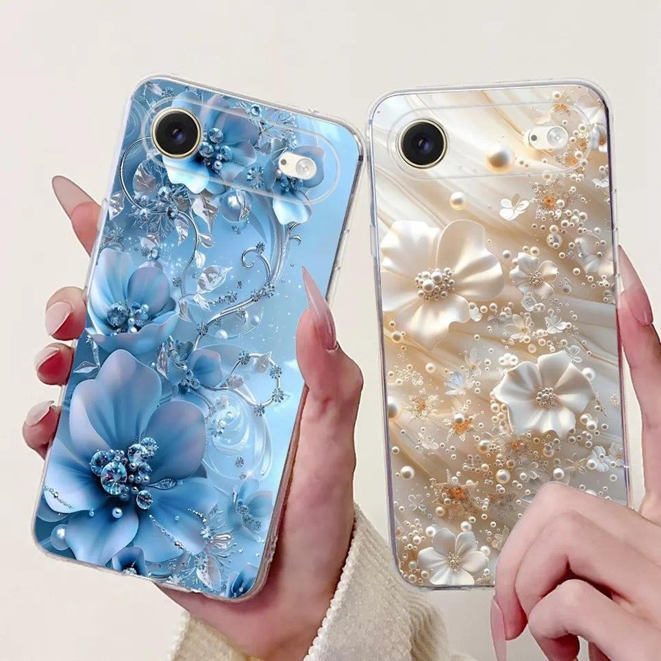 Dành Cho iPhone 17 Air 17 Slim Ốp lưng Mềm Mỏng TPU Vỏ Trên iPhone Air Ốp Lưng Hoa Sang Trọng Nữ Tính Bướm Vỏ