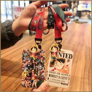 HK1 ONE PIECE Anime Thẻ Ốp Lưng Thẻ Dây Chìa Khóa Cosplay Huy Hiệu ID Thẻ Giá Đỡ Dây Đeo Cổ Móc Khóa KH1