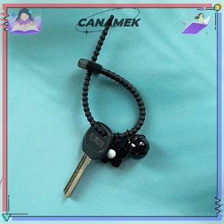 CANAMEK Kẹo Màu Hoa Móc Khóa Silica Gel Hoa Móc Khóa Cho Bé Gái Túi Mặt Dây Chuyền Ba Lô Trang Trí CSF