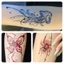 Kem xăm PYCOU Henna, Hình xăm Henna nâu tạm thời màu đen, Nghệ thuật cơ thể Dễ sử dụng Bán vĩnh viễn Hình xăm tạm thời Dán hình xăm tạm thời