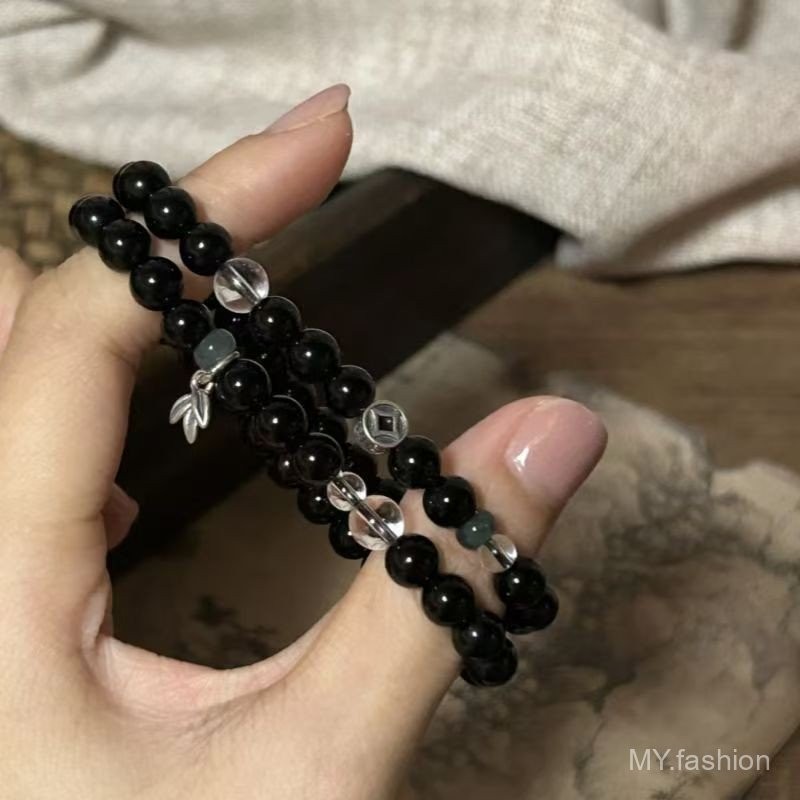 Vòng tay đính cườm phong cách truyền thống Trung Quốc, phù hợp làm quà tặng và mang lạimay mắn