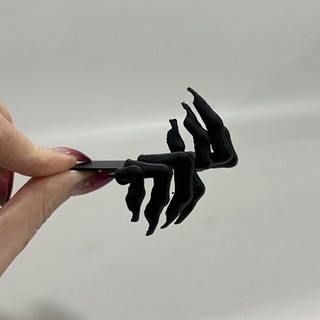 Dấu trang móng vuốt SENRTY, Dấu trang tay bằng nhựa bền in 3D, Gothic Hình tay Ma quái đáng sợ Trang đánh dấu tốt nghiệp