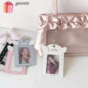 Hộp đựng thẻ GAVESTO, Vỏ thẻ ID họa tiết ngôi sao thiên thần, Thẻ 3 Inch di động