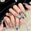 Giấc Mơ Trung Cổ Xanh Hồng Vàng Retro Mờ Mặc Giáp Chữ Thập Vàng Trang Sức Phong Cách