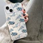 Ốp Điện Thoại Cá Voi Cá Mập Dễ Thương Cho Realme 16 15 14 Pro 15T C83 C53 C67 C51 C63 C55 C65 C21Y C25Y C75 11 12 13 14 Pro Plus Ốp Lưng Thời Trang Bạc Laser Lông Vũ Họa Tiết Mờ Cứng