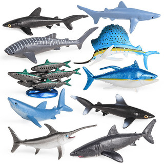 Mô Phỏng Mini Ocean Pelagic Sinh Vật Hình Bộ Sưu Tập Đồ Chơi Học Tập Cho Trẻ Em