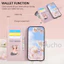 Dành Cho Realme 16 15T 15 14 Pro Plus 14X 14T 5G Thời Trang Khóa Vòng Dây Kéo Ví Da Vỏ Điện Thoại Có Khe Cắm Thẻ Dây Đeo Cổ Tay Lật