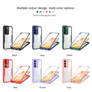 Vỏ lật 360° Nắp bảo vệ toàn diện cho Realme C100 C83 C85 C75 X Pro Real Me C 100 85 83 75 RealmeC100 Vỏ điện thoại hai mặt có bảo vệ màn hình Ốp lưng chống sốc