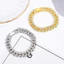 Vòng tay Hip-hop kim cương đầy đủ Shuling Trang sức thời trang vàng 18K