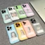 Ốp điện thoại tai mèo mờ 2 trong 1 cho iPhone 17 Pro Max 16 15 14 13 12 11 Vỏ bảo vệ chống sốc