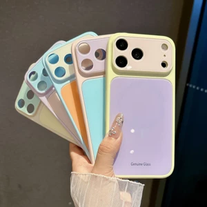 Thích hợp cho iPhone17promax Vỏ điện thoại iPhone Màu tương phản Dopamine Màu gợn sóng từ tính 16 Vỏ bảo vệ chống sốc