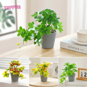Cây trồng trong chậu giả YOFFOR, cây giả