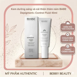 Kem Dưỡng Sáng BABE Depigment+ Control Fluid Làm Đều Màu Da 40ml | Kem Dưỡng Sáng Cải Thiện Thâm Nám