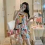 Bộ Đồ Ngủ Hai Dây Thắt Nơ Mùa Hè Xuyên Biên Giới Bộ Đồ Vest Mùa Hè Thiếu Nữ Bộ Đồ Mặc Nhà Cỡ Lớn Hoạt Hình Dễ Thương