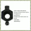 2 Chiếc Bánh Sau Ghế Trung Tâm Tàu Sân Bay Cho 1603 1604 SG1603 SG1604 1 / 16 RC Xe Phụ Kiện Phụ Kiện