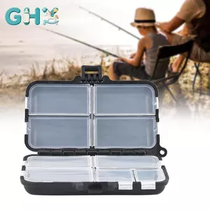 GHX Mini Hộp Bảo Quản Hai Lớp Có Thể Tháo Rời Câu Chuyện Câu Cá Hộp Muỗng Câu Cá Móc Mồi Hộp Bảo Quản Phụ Kiện Câu Cá VN