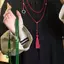 Siyuyan Đá Tự Nhiên Cầu Nguyện Nelace Nữ Phật Giáo Thiền Pha Lê Xanh Nelace Dài sel Chokers Quà Tặng VN